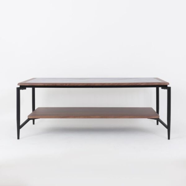 طاولة قهوة مستطيل بولوت - بني ومتعدد الالوان