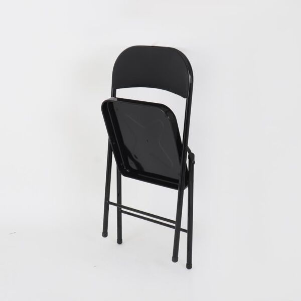 كرسي مفرد قابل للطي اريا - اسود