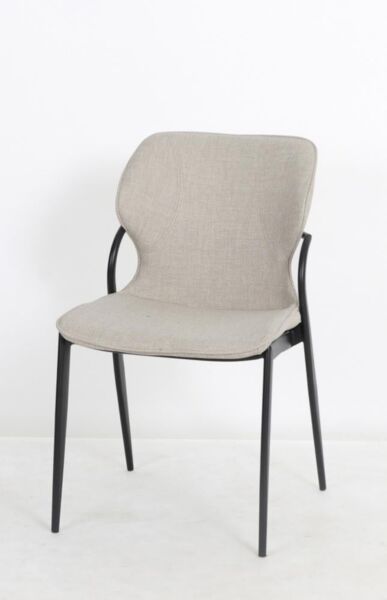 كرسي طعام الين - بيج واسود