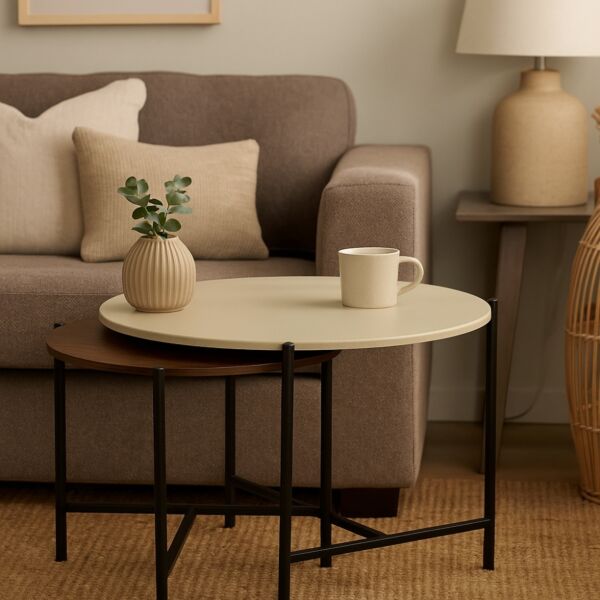 طقم طاولة قهوة قطعتين ديفا