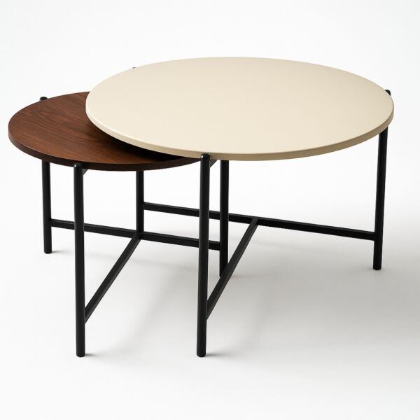 طقم طاولة قهوة قطعتين ديفا