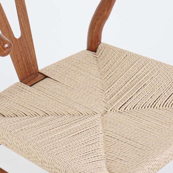 كرسي طعام بريز - بني وبيج