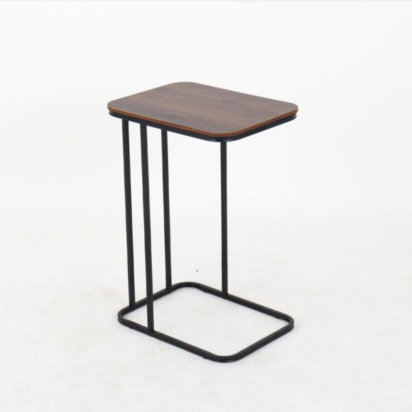 طاولة جانبية مينسو - بني واسود