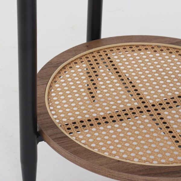 طاولة جانبية ريفانا دورين - بني واسود