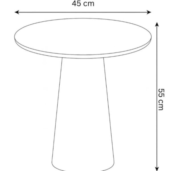 طقم طاولة قهوة فيورا - 3 قطع - اسود