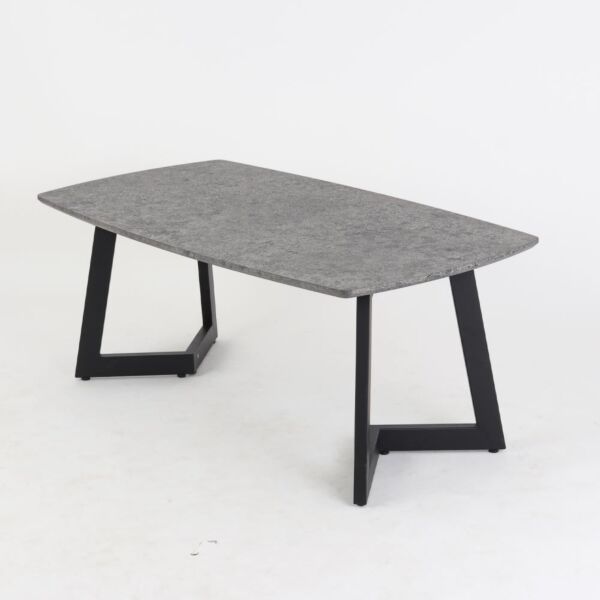 طاولة قهوة سراب - رمادي واسود