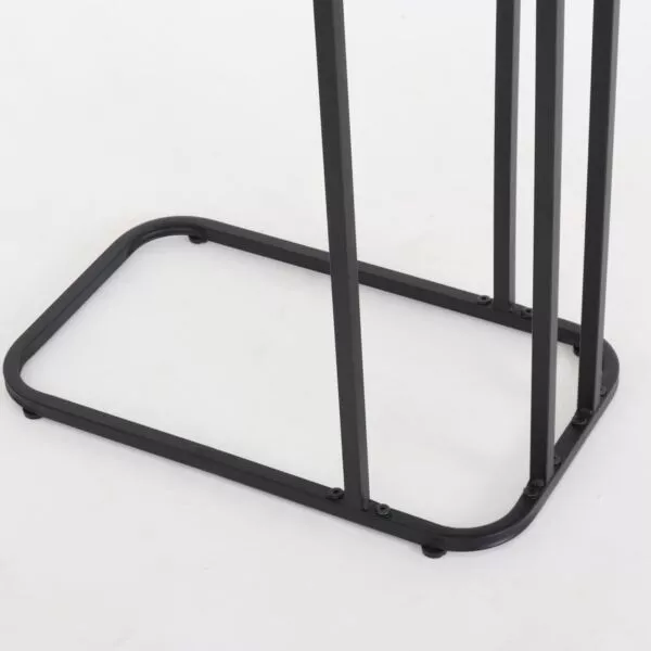 طاولة جانبية ريدي - رمادي واسود