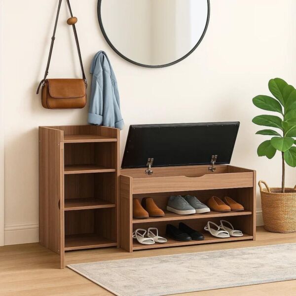 خزانة احذية مع مقعد إنترسمارت