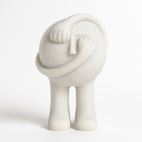 مجسم ديكوري 16 سم - ابيض