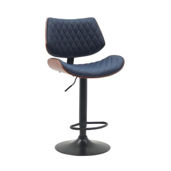 كرسي مرتفع آسيا - اسود وازرق غامق