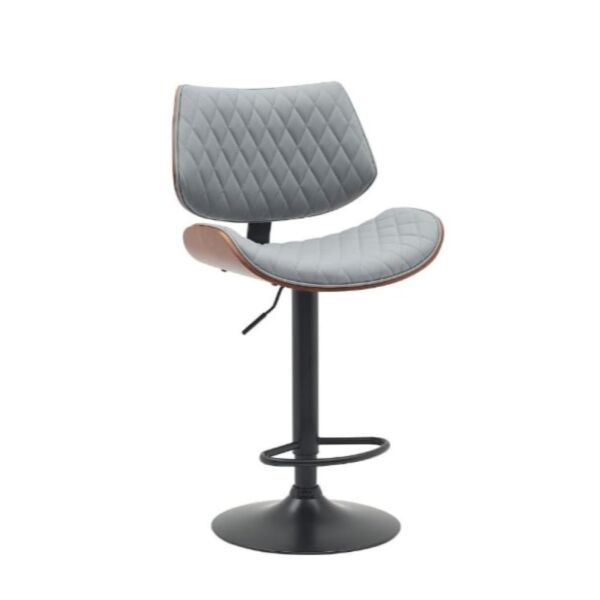 كرسي مرتفع آسيا - اسود ورمادي