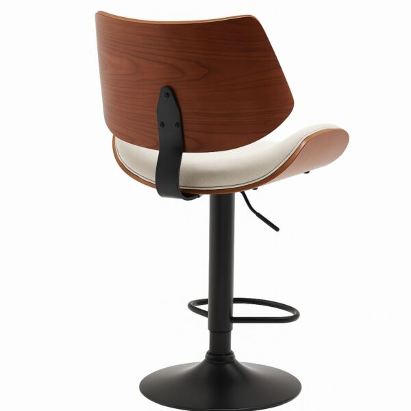 كرسي مرتفع آسيا - اسود وابيض