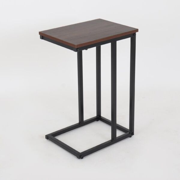 طاولة خدمة ستايلكس - بني وأسود