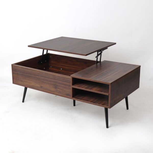 طاولة قهوة مودينا - بني غامق