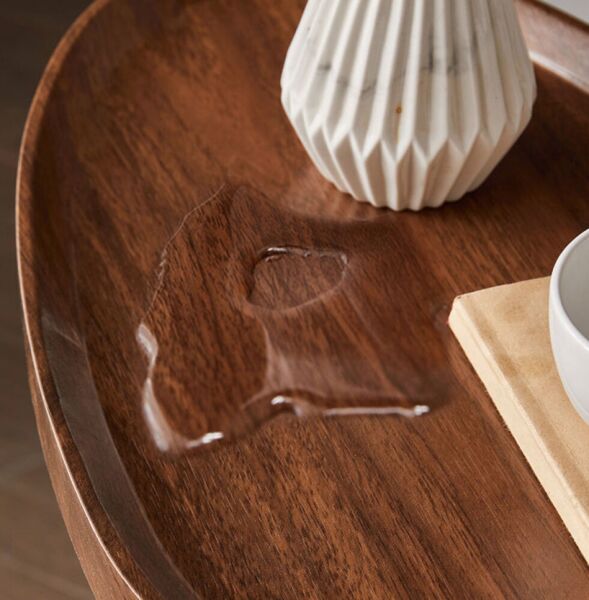 طاولة جانبية سيرال - بني