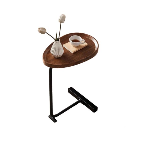 طاولة جانبية سيرال - بني