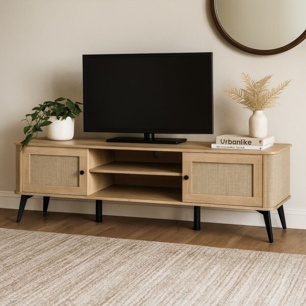 طاولة تلفزيون 180 سم شيراز - بيج