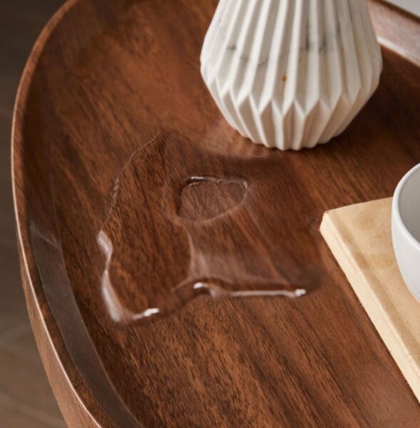 طاولة جانبية سيرال - بني غامق