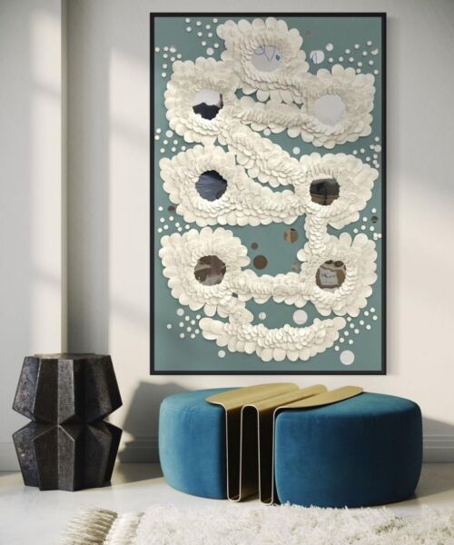 لوحة جبسية مبتكرة كلارينس