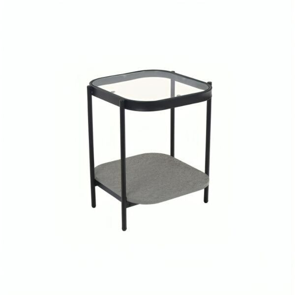 طاولة جانبية شوجر - رمادي