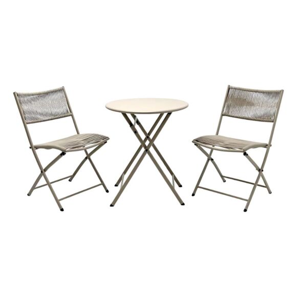 طقم جلسة خارجية 3 قطع شيتو - بني