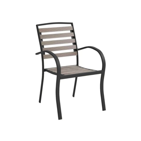 كرسي خارجي كرانشو - اسود وبني