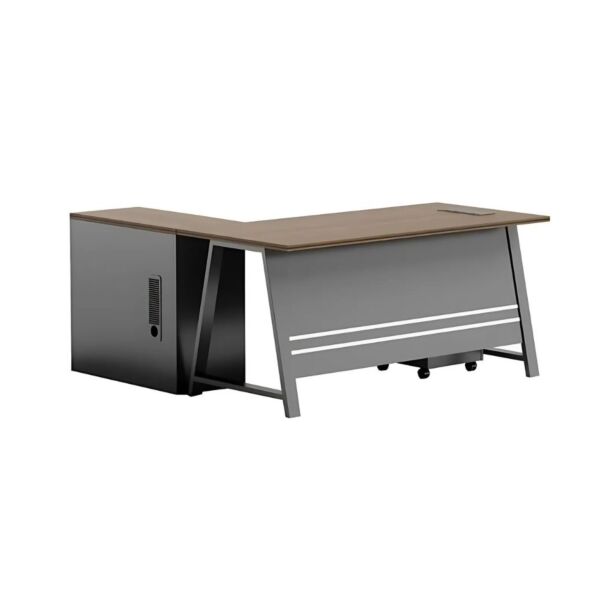 طاولة مكتب 160سم تشونسو - رمادي
