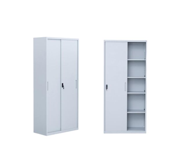 خزانة كتب وملفات ريبال - رمادي