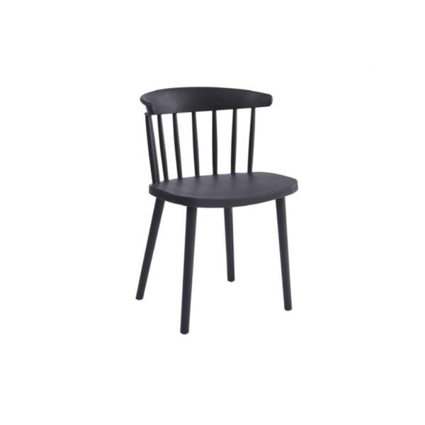 كرسي طعام كاسيتا - اسود