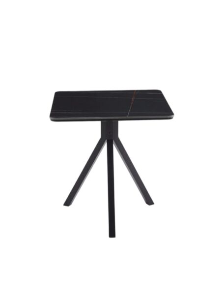 طاولة طعام سيراميك ل 4 اشخاص سيفدال - اسود