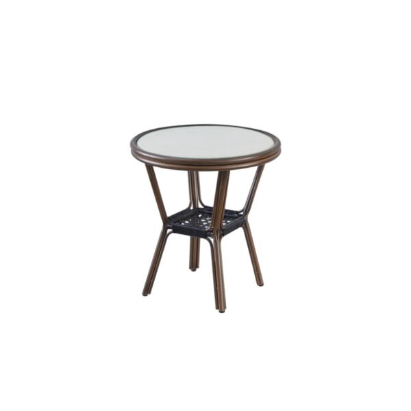 طاولة خارجية 60 سم فينكو - ابيض ومتعدد الالوان