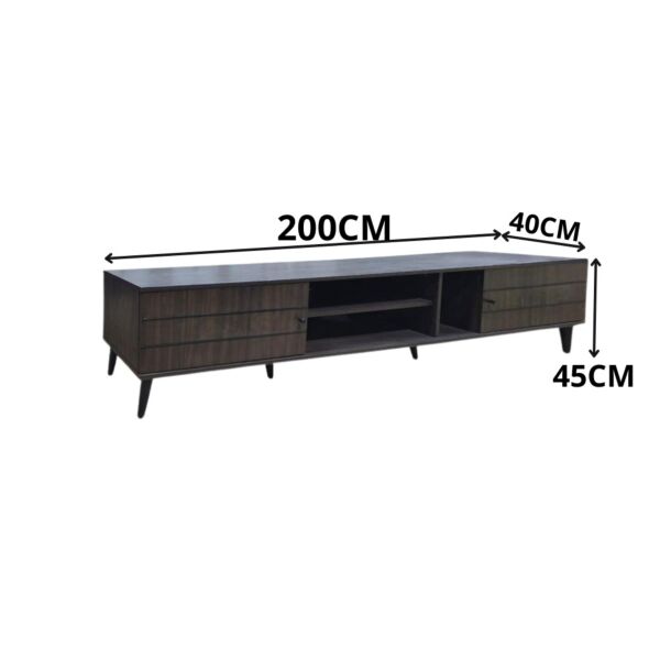 طاولة تلفزيون ميدولا 200 سم - بني