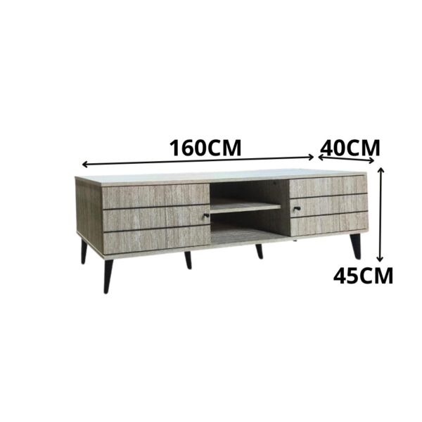 طاولة تلفزيون ميدولا 160 سم - بيج
