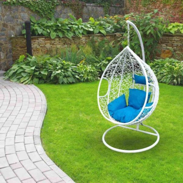 ارجوحة مقعد واحد ابيض