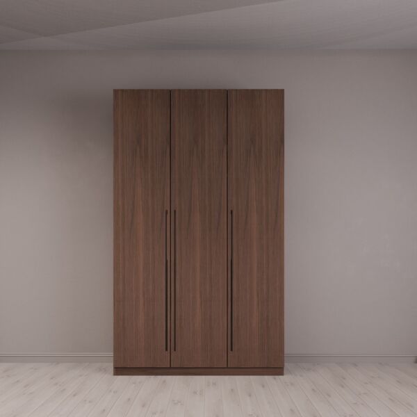 دولاب ملابس يونانا - 3 أبواب - بني