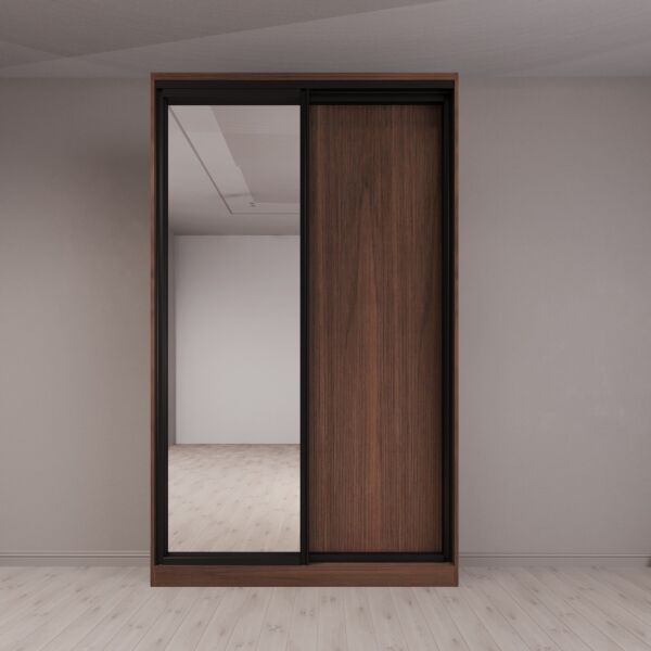 دولاب ملابس ابواب منزلقة بيارا فيونا - بابين - بني