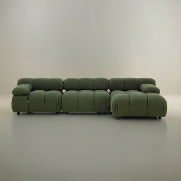 كنب زاوية يمين ويسار بابلز - أخضر