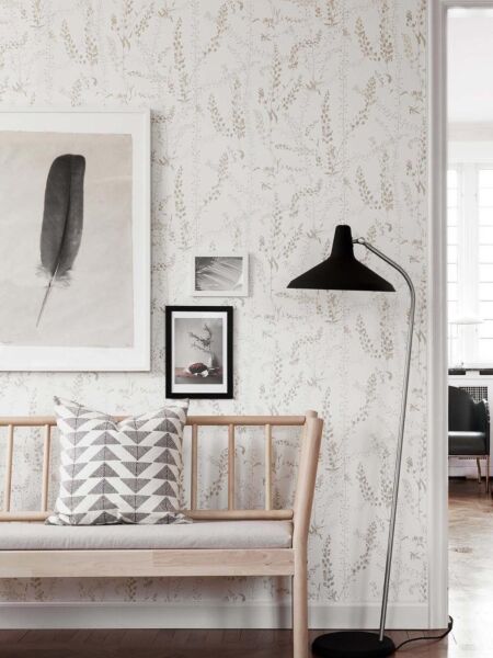 ورق جدران سان - ابيض