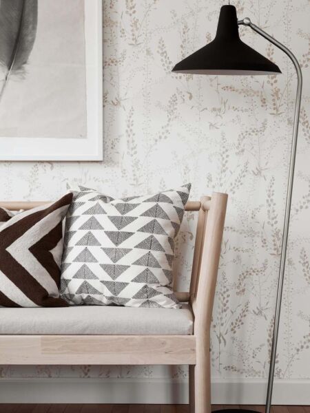 ورق جدران سان - ابيض