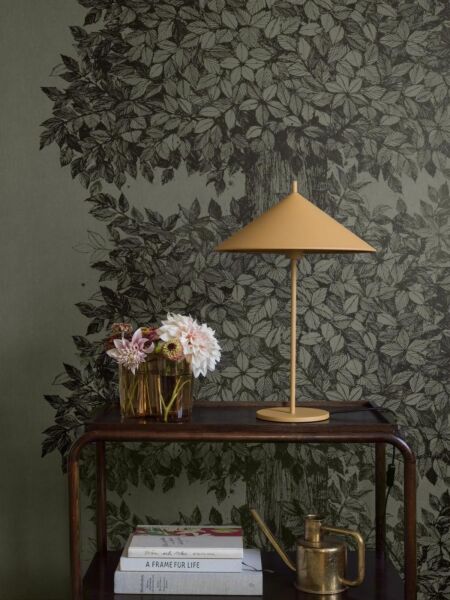 ورق جدران جيرد - اخضر وبني