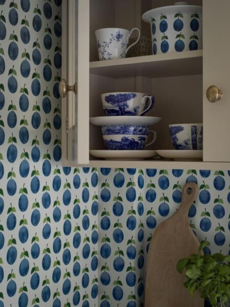 ورق جدران سكاندينافيان ديزاينرز ثري - ازرق فاتح