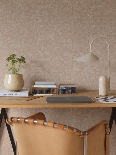 ورق جدران المصممون الاسكندنافيون الثالث - وردي