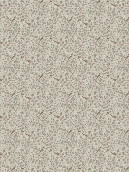 ورق جدران طبعة خاصة مزهرة - بيج