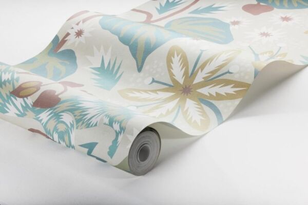 ورق جدران المصممون السويديون شاولا - اخضر ومتعدد الالوان