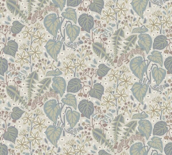 ورق جدران المصممون السويديون شاولا - اخضر ومتعدد الالوان