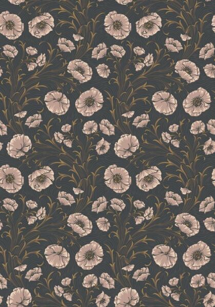 ورق جدران تريجرِد - اسود