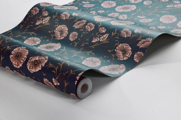 ورق جدران تريجرِد - ازرق غامق