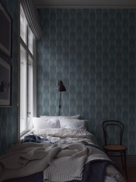 ورق جدران تريجرِد - ازرق غامق