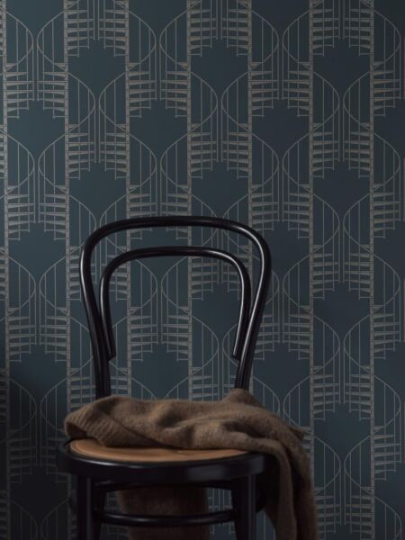 ورق جدران تريجرِد - ازرق غامق