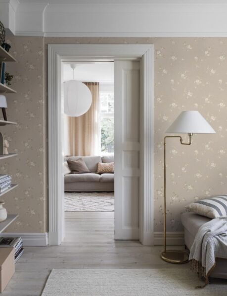 ورق جدران فولتا - بني